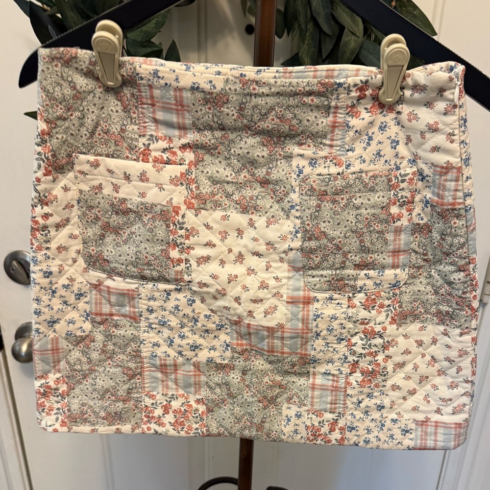 Rockin C Western Cottagecore Patchwork Floral Print Mini Skirt M